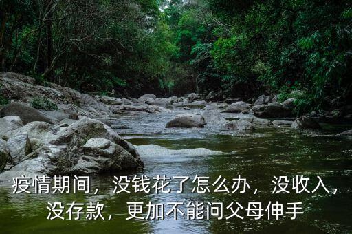 疫情期間，沒錢花了怎么辦，沒收入，沒存款，更加不能問父母伸手