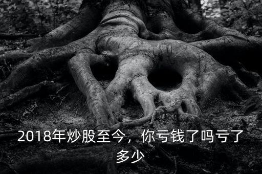 2018年炒股至今，你虧錢了嗎虧了多少