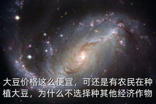 大豆價(jià)格這么便宜，可還是有農(nóng)民在種植大豆，為什么不選擇種其他經(jīng)濟(jì)作物