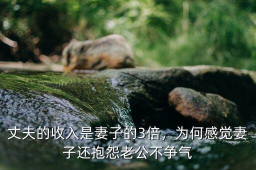 丈夫的收入是妻子的3倍，為何感覺妻子還抱怨老公不爭(zhēng)氣