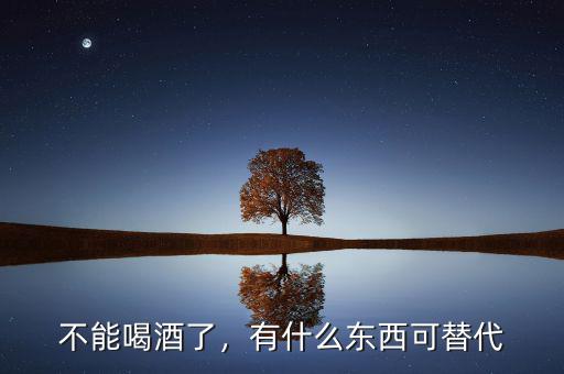 不能喝酒了，有什么東西可替代