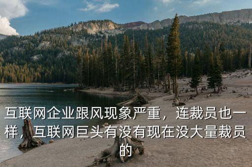 互聯(lián)網(wǎng)企業(yè)跟風現(xiàn)象嚴重，連裁員也一樣，互聯(lián)網(wǎng)巨頭有沒有現(xiàn)在沒大量裁員的