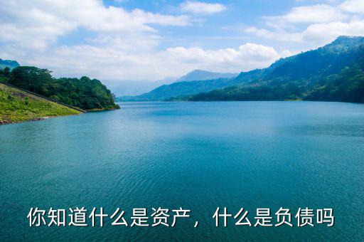 你知道什么是資產(chǎn)，什么是負債嗎