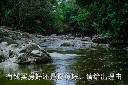 有錢買房好還是投資好，請給出理由