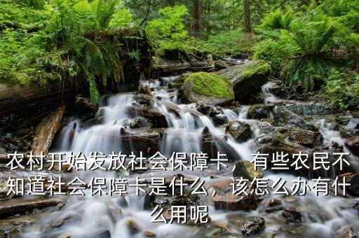 農(nóng)村開始發(fā)放社會保障卡，有些農(nóng)民不知道社會保障卡是什么，該怎么辦有什么用呢