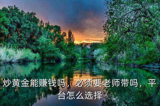 炒黃金能賺錢嗎，必須要老師帶嗎，平臺怎么選擇