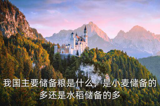 我國(guó)主要儲(chǔ)備糧是什么，是小麥儲(chǔ)備的多還是水稻儲(chǔ)備的多