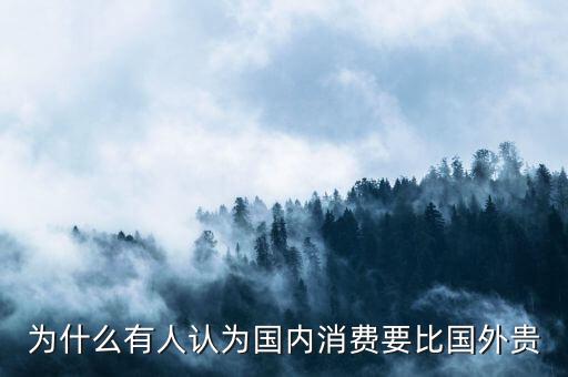 為什么有人認(rèn)為國(guó)內(nèi)消費(fèi)要比國(guó)外貴