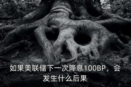 如果美聯(lián)儲(chǔ)下一次降息100BP，會(huì)發(fā)生什么后果