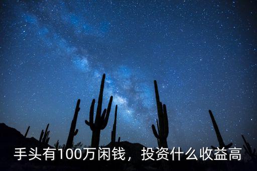 手頭有100萬(wàn)閑錢，投資什么收益高