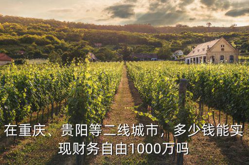 在重慶、貴陽(yáng)等二線城市，多少錢能實(shí)現(xiàn)財(cái)務(wù)自由1000萬(wàn)嗎