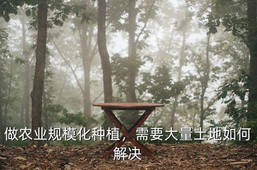 什么是土地規(guī)?；洜I,規(guī)?；洜I有哪些好處