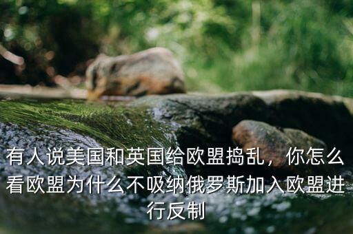 有人說(shuō)美國(guó)和英國(guó)給歐盟搗亂，你怎么看歐盟為什么不吸納俄羅斯加入歐盟進(jìn)行反制