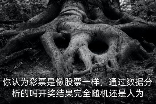 你認(rèn)為彩票是像股票一樣，通過(guò)數(shù)據(jù)分析的嗎開獎(jiǎng)結(jié)果完全隨機(jī)還是人為