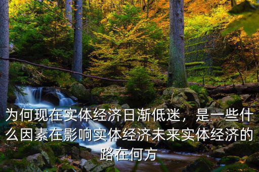 為何現(xiàn)在實(shí)體經(jīng)濟(jì)日漸低迷，是一些什么因素在影響實(shí)體經(jīng)濟(jì)未來實(shí)體經(jīng)濟(jì)的路在何方
