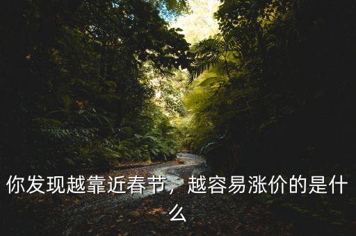 你發(fā)現(xiàn)越靠近春節(jié)，越容易漲價(jià)的是什么