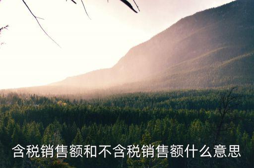 什么是含稅金額，什么是含稅