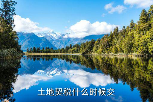 土地出讓金契稅什么時候交，土地出讓金繳納時間一般是什么時候