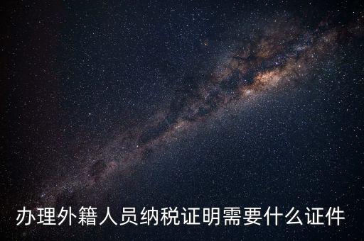 外籍個(gè)人所得稅備案要什么，外籍人員個(gè)人所得稅要如何申報(bào)