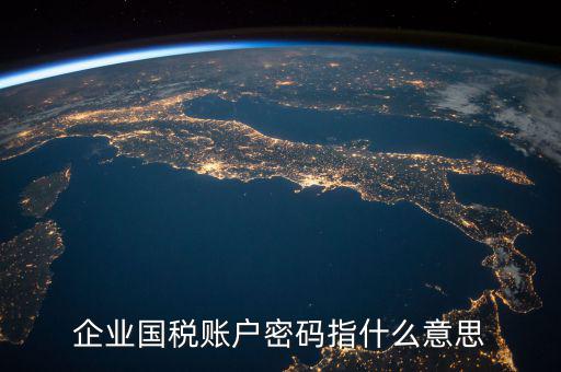 國(guó)稅登錄賬號(hào)是什么，登錄國(guó)稅網(wǎng)上辦稅服務(wù)廳的用戶(hù)名和密碼是什么