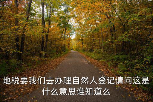 辦稅自然人登記是什么意思，申請(qǐng)人為自然人的是什么意思