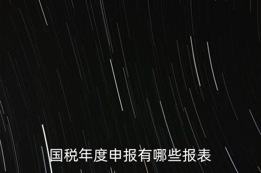 深圳國稅年度報(bào)些什么報(bào)有，一般納稅人月度季度 及年度都分別要向國稅 地稅上報(bào)什么報(bào)報(bào)表