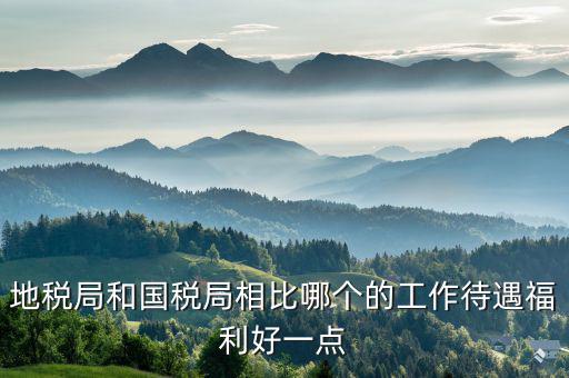 地稅局有什么福利，地稅局和國稅局相比哪個的工作待遇福利好一點