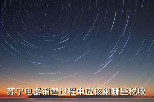 下列什么可以納入稅務(wù)，蘇寧電器銷售過程中應(yīng)該納哪些稅收