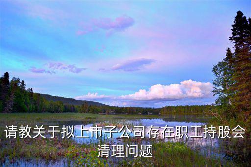 為什么 職工持股會(huì)清理，請(qǐng)教關(guān)于實(shí)際控制人變更
