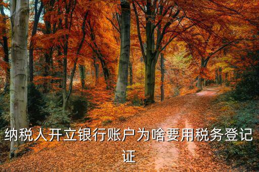 為什么要辦稅務登記，納稅人為什么在開立銀行賬戶和領(lǐng)購發(fā)票時必須提供稅務登記證件