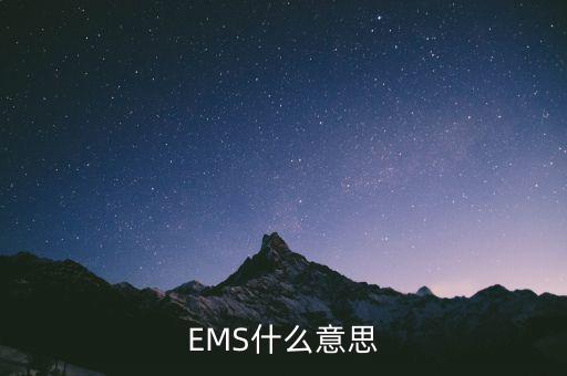 國(guó)稅寄ems一般是什么意思，請(qǐng)問(wèn)郵寄EMS是什么意思