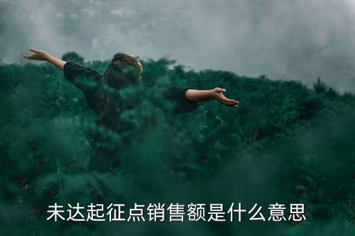 未達(dá)起征點(diǎn)通知書什么意思，打印稅務(wù)事項(xiàng)通知書未達(dá)起征點(diǎn)通知需要什么材料