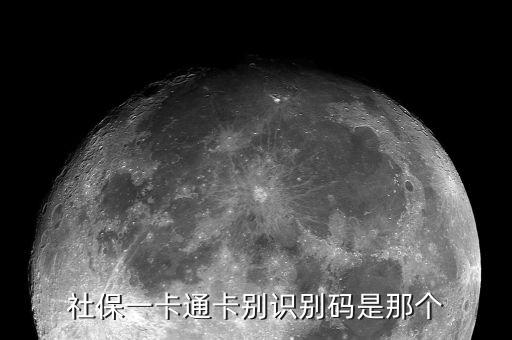 社保一卡通卡別識別碼是那個(gè)