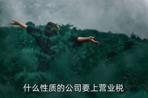 什么類型的企業(yè)需要交納營業(yè)稅，什么樣的企業(yè)應(yīng)繳營業(yè)稅