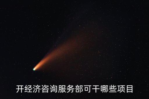 咨詢(xún)服務(wù)有什么進(jìn)項(xiàng)，開(kāi)經(jīng)濟(jì)咨詢(xún)服務(wù)部可干哪些項(xiàng)目