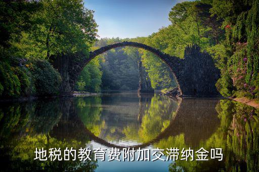 教育費附加為什么不用交滯納金，地稅的教育費附加交滯納金嗎