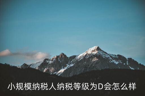 納稅等級d級有什么影響嗎，納稅信用d級 對股權關聯(lián)法人不同的總子公司有影響嗎