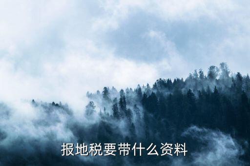 地稅逾期申報(bào) 帶什么資料，我們公司的地稅逾期申報(bào)了是要去地稅補(bǔ)申報(bào)那需要帶什么資料