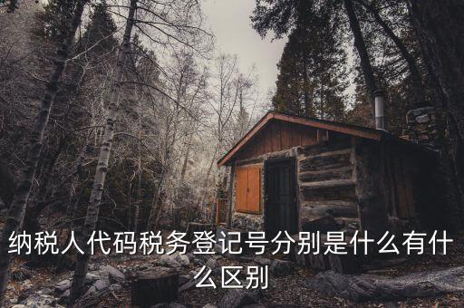 關(guān)注成都稅務(wù)號(hào)是什么意思，納稅人代碼稅務(wù)登記號(hào)分別是什么有什么區(qū)別