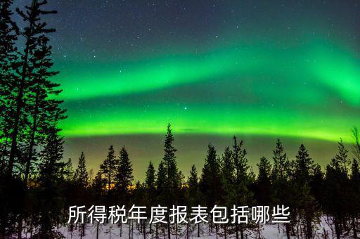 報(bào)稅的年度報(bào)表是什么，什么是年度報(bào)表
