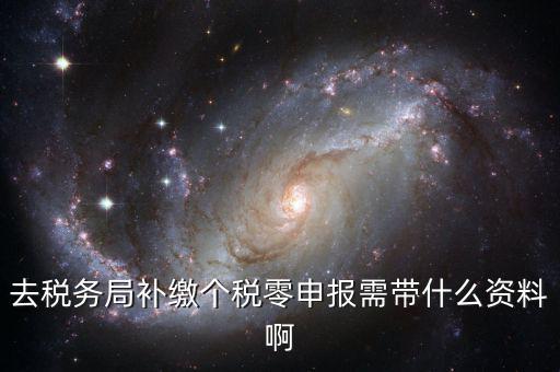 補(bǔ)繳個(gè)稅需要什么資料，去稅務(wù)局補(bǔ)繳個(gè)稅零申報(bào)需帶什么資料啊