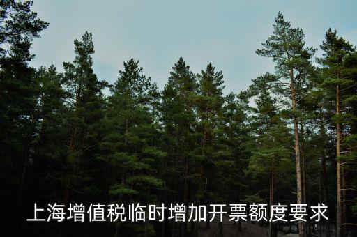 上海臨時(shí)增發(fā)票數(shù)量需要些什么，申請(qǐng)臨時(shí)增加發(fā)票最高開票額度或者最高持有數(shù)量具體流程