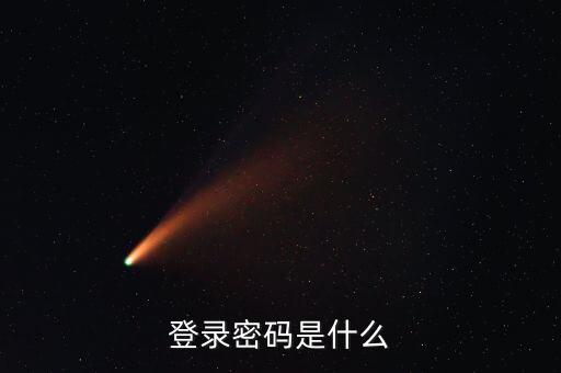 稅收調(diào)查的登錄密碼是什么，登錄密碼是什么