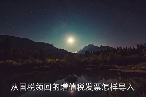 發(fā)票如何導(dǎo)入，從國(guó)稅領(lǐng)回的增值稅發(fā)票怎樣導(dǎo)入