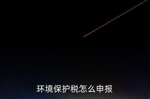環(huán)境保護(hù)稅b類如何申報(bào)，環(huán)境保護(hù)稅怎么申報(bào)