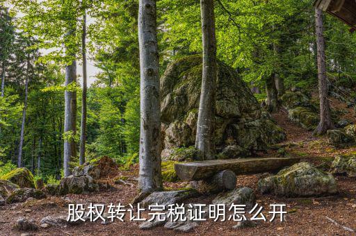 合肥股權(quán)轉(zhuǎn)讓如何開具完稅證明，完稅證明怎么開 如何開具稅收完稅證明