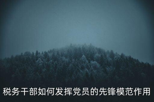 稅收征管改革黨員如何發(fā)揮作用，稅務(wù)干部如何發(fā)揮黨員的先鋒模范作用