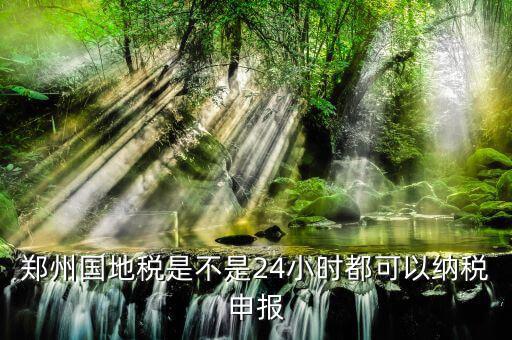 鄭州如何進(jìn)行地稅網(wǎng)上申報(bào)，鄭州國(guó)地稅是不是24小時(shí)都可以納稅申報(bào)