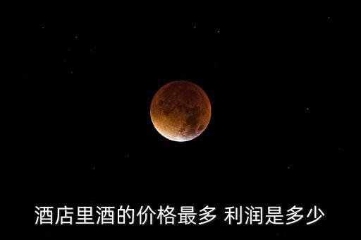 酒店里酒的價(jià)格最多 利潤是多少