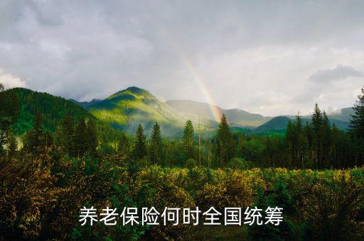養(yǎng)老金統(tǒng)籌什么時(shí)間出臺(tái)，養(yǎng)老金何時(shí)統(tǒng)徼